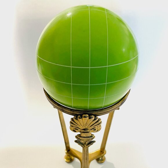 Abstract Modern Green Geometric Decorative Ball - Picture 2 of 5